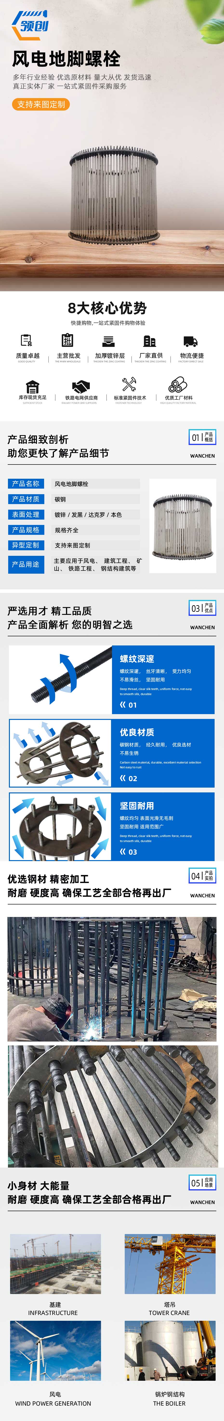 風(fēng)電地腳螺栓